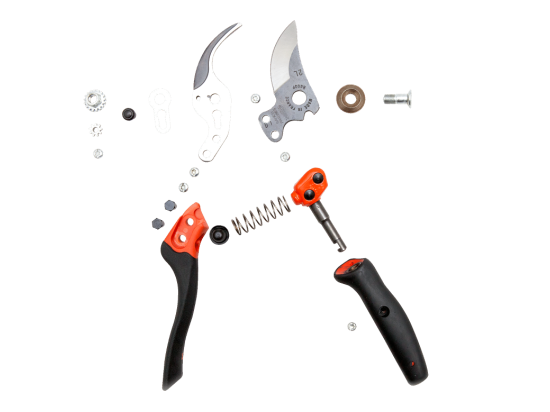 Bahco PXR- M3 - ERGO™ Bypass Secateurs with Elastomer Coated Rotating Handle - size M