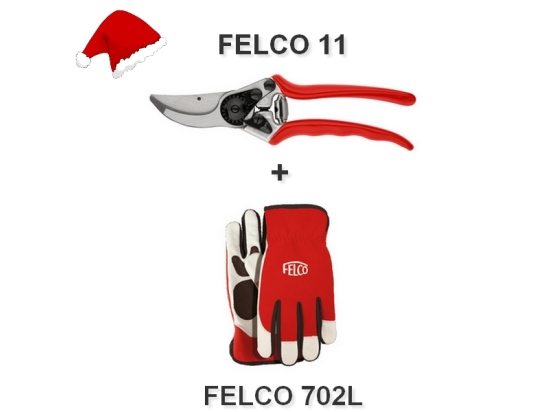 SET: FELCO 11 PRUNING SHEAR + 702L GLOVES