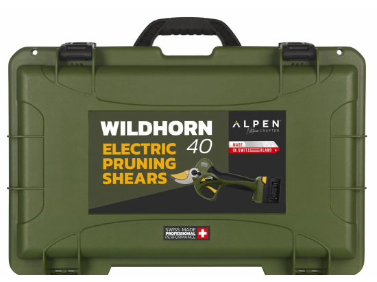 ALPEN WILDHORN 40 - Swiss electric pruner with FELCO blade, cutting up to 40mm
