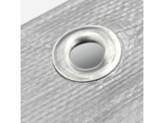 Tarpaulin 210g/m2, Universal, Silver-Brown, Various Sizes