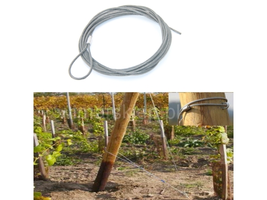 Guy line for posts, gripple tension line 4mm / 5m