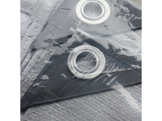 Tarpaulin 210g/m2, Universal, Silver-Brown, Various Sizes
