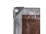 Tarpaulin 210g/m2, Universal, Silver-Brown, Various Sizes
