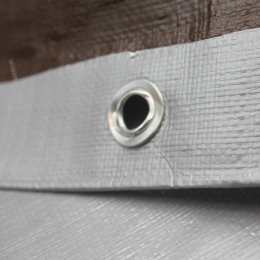 Tarpaulin 210g/m2, Universal, Silver-Brown, Various Sizes